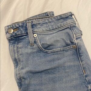 Madewell Blue Jeans high waisted shorts 28 Curvy